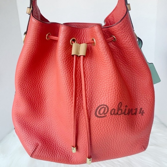 Coach Legacy Dream Drawstring Pebble Leather Bag - Picture 15 of 16